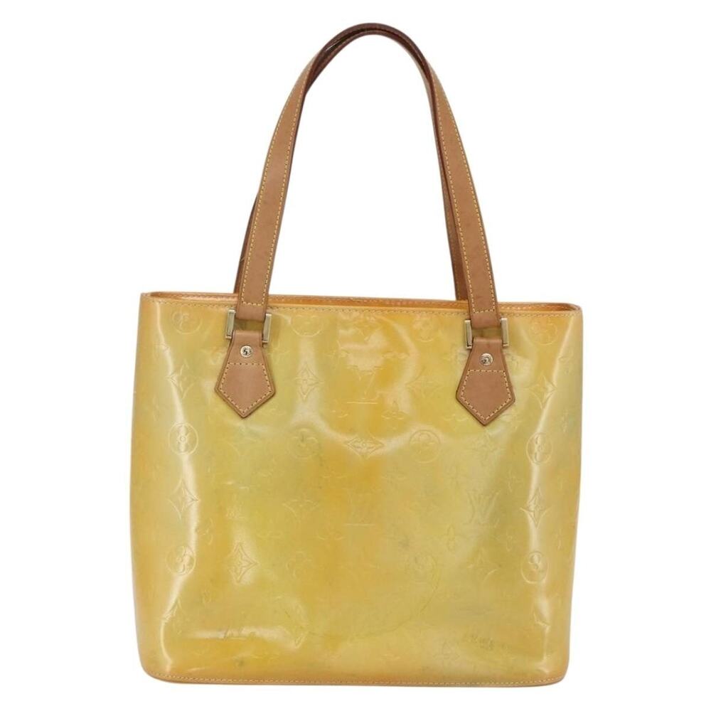 Louis Vuitton Monogram Vernis Houston Handbag Gray
